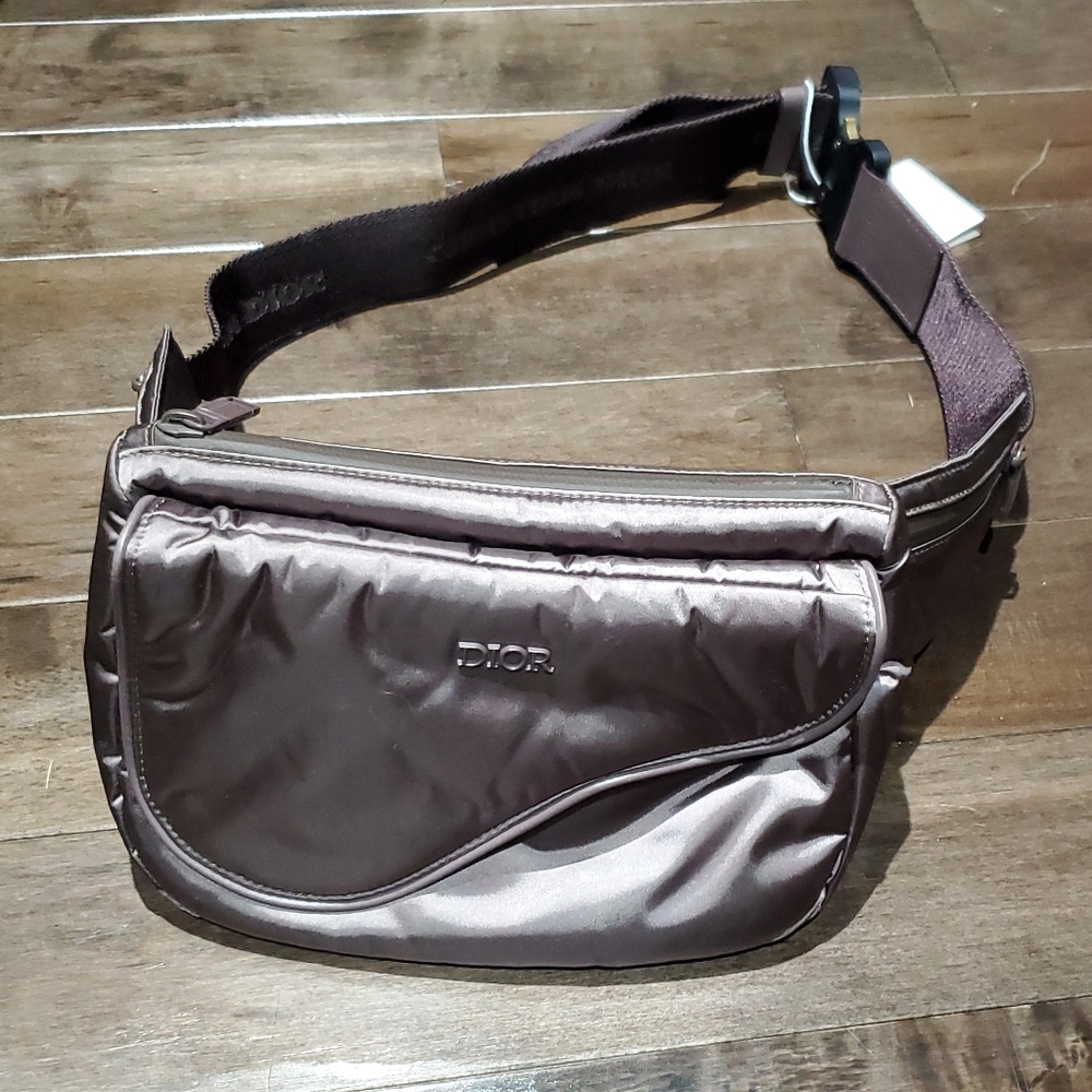 DIOR SADDLEBAG- BORDEAUX